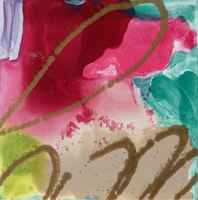 「in longhand#1」<br>2023 (273×273) <br>oil on canvas